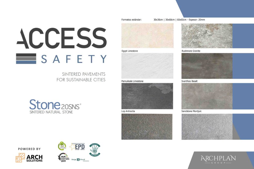 SINTERED PAVEMENTS FOR SUSTAINABLE CITIES | ACCESS SAFETY